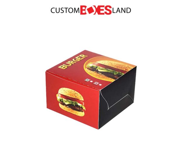 Custom Printed Burger Boxes with Logo
