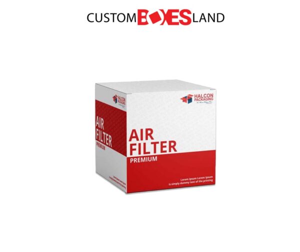 Custom Air Intake Filter Packaging Boxes