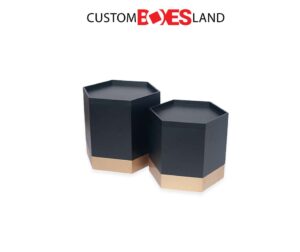 Custom Hexagon Rigid Boxes