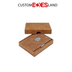 Custom Leather Card Holder Boxes