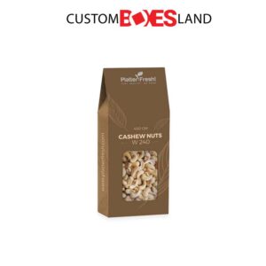 Custom Cashew Nuts Packaging Boxes
