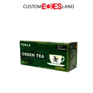 Organic Green Tea Packaging Boxes
