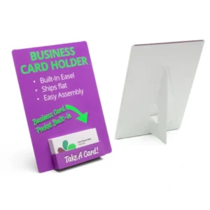 Easel Counter Display
