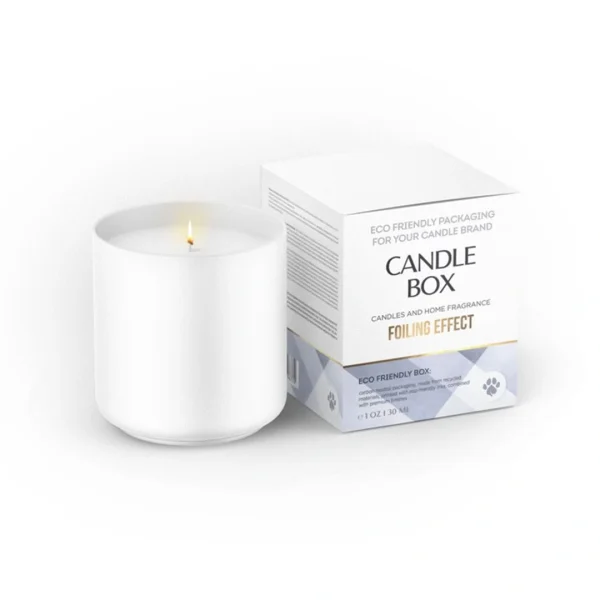 White Candle Boxes